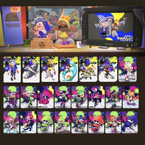 octoling amiibo nfc tags|23Pcs/set Amiibo Cards NFC Tag Splatoon 3 Game Card .